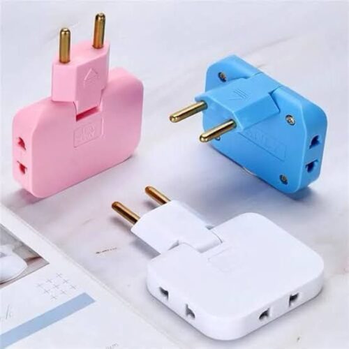 3-in-1 Rotatable Multi-Plug Adapter