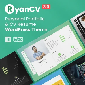 RyanCV - Personal Portfolio Resume Theme